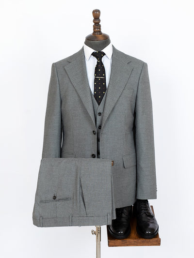 Bjorn Grey Set Blazer Linen Suit