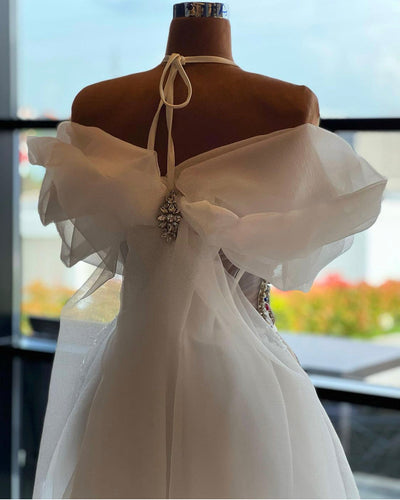Puff Sleeve Wedding Dress