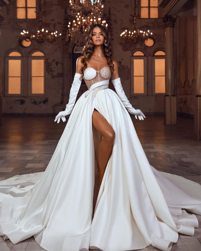 Dahlia Luxury White Wedding Dress