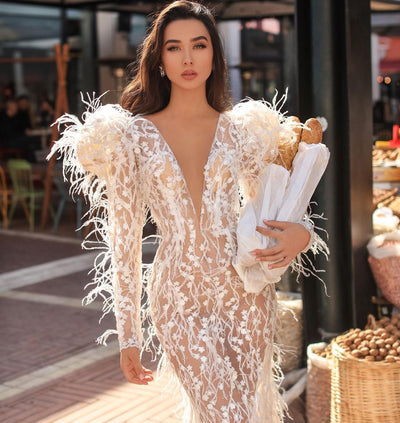 Dakoda Luxury White Wedding Dress