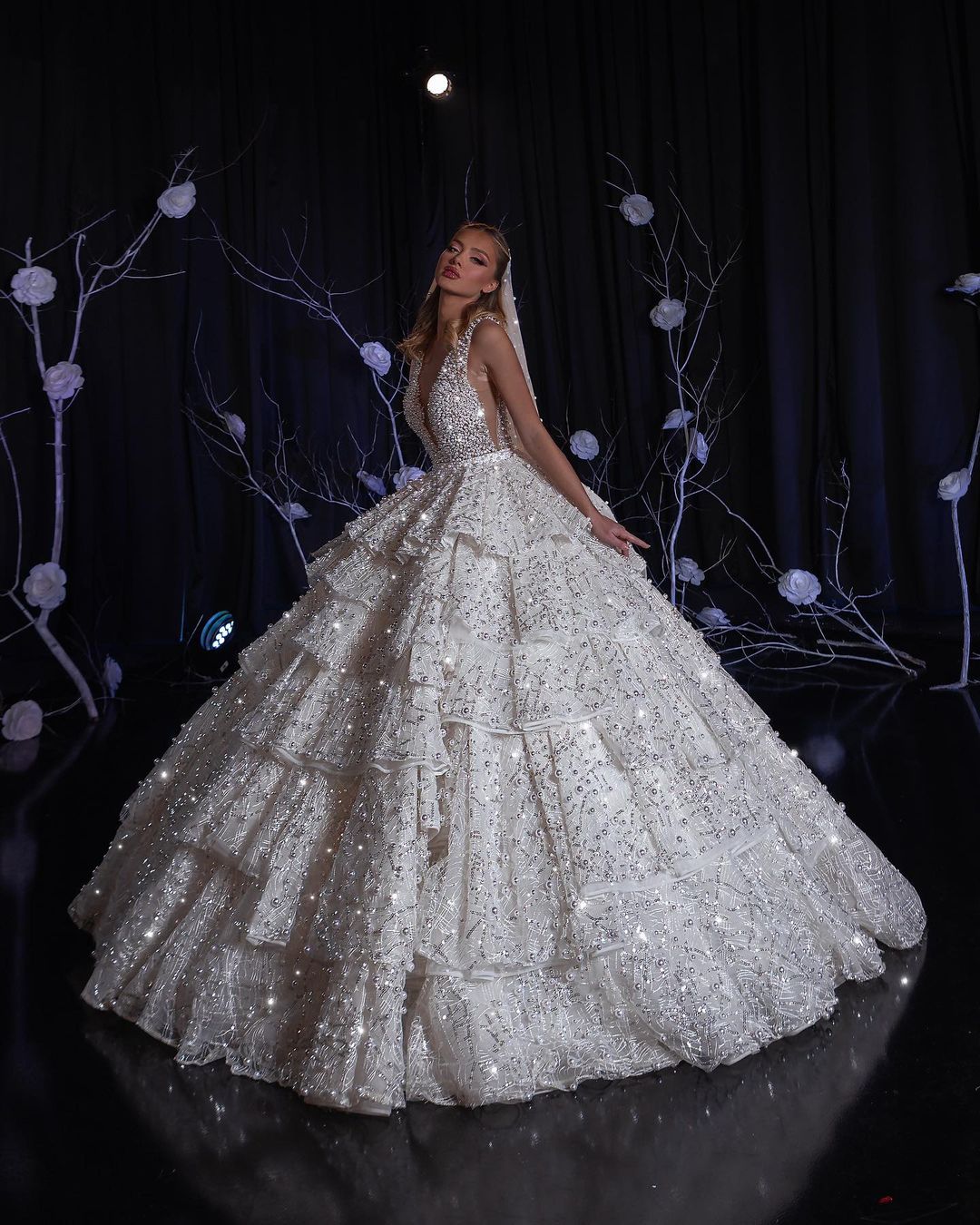 Carlene Luxury White Wedding Dress