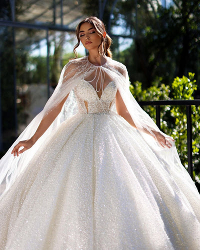 Carolynn Luxury White Wedding Dress