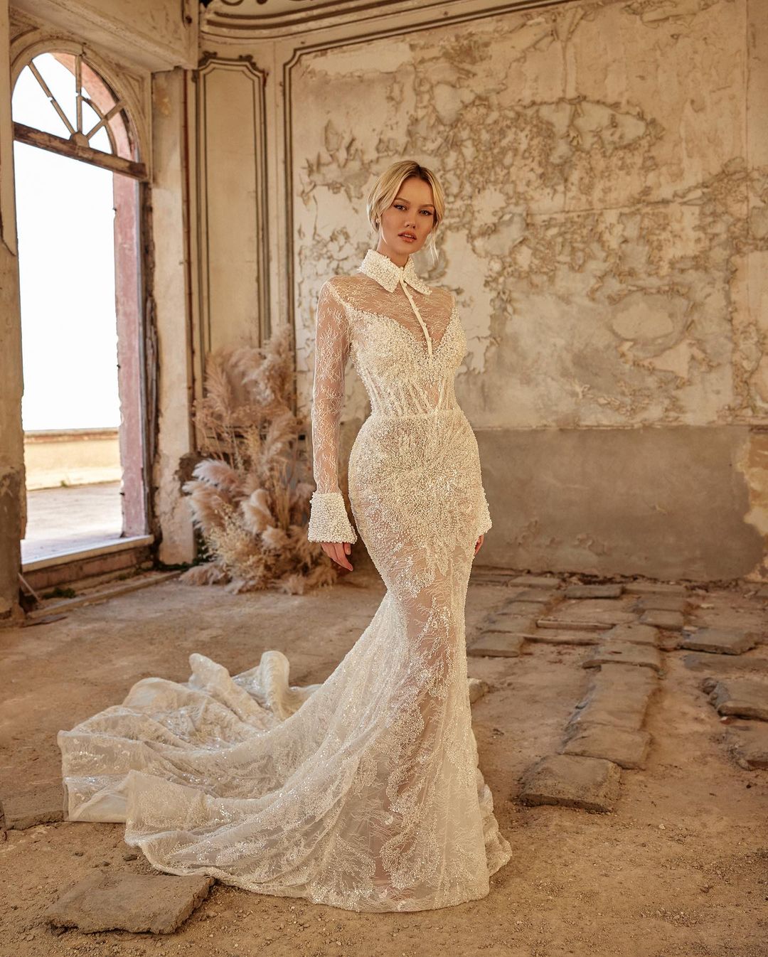 Ekia Luxury White Wedding Dress