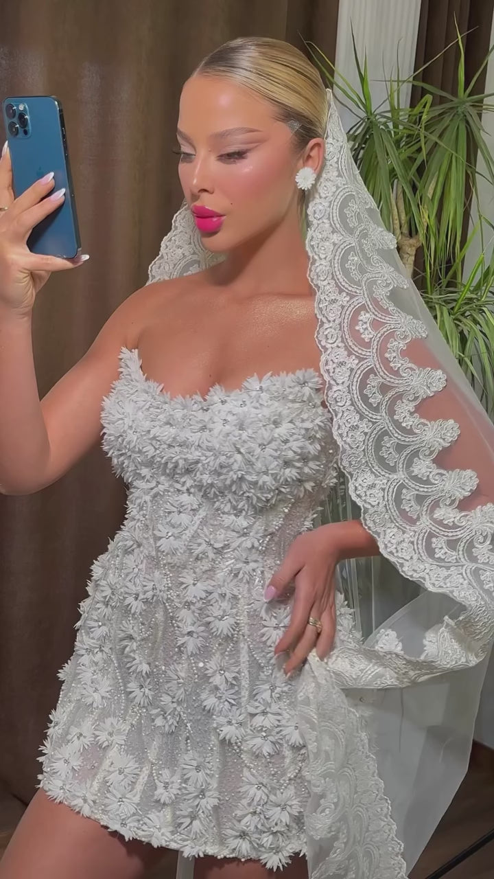 Alexandra Luxury White Wedding Dress