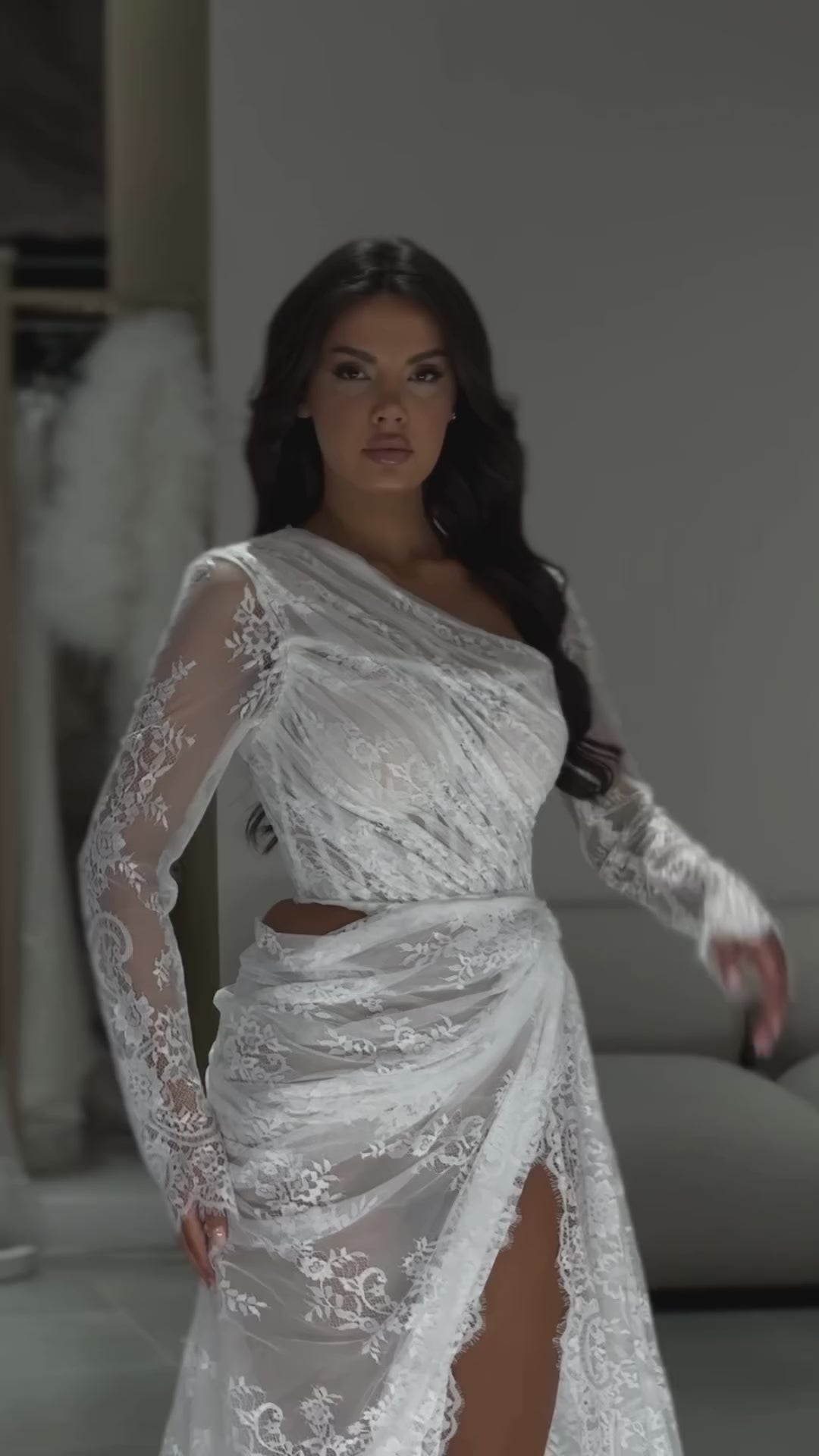 Prisha Elegant  Wedding Dress