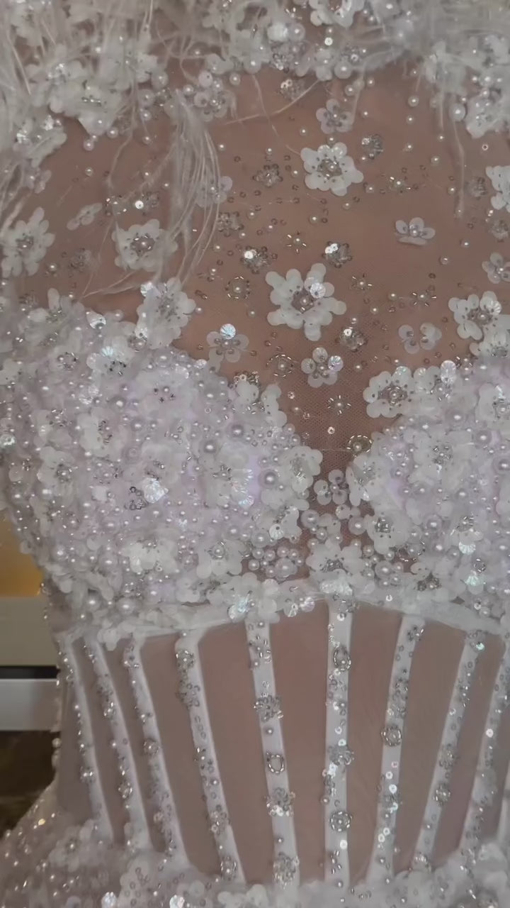 Octavia Luxury White Wedding Dress