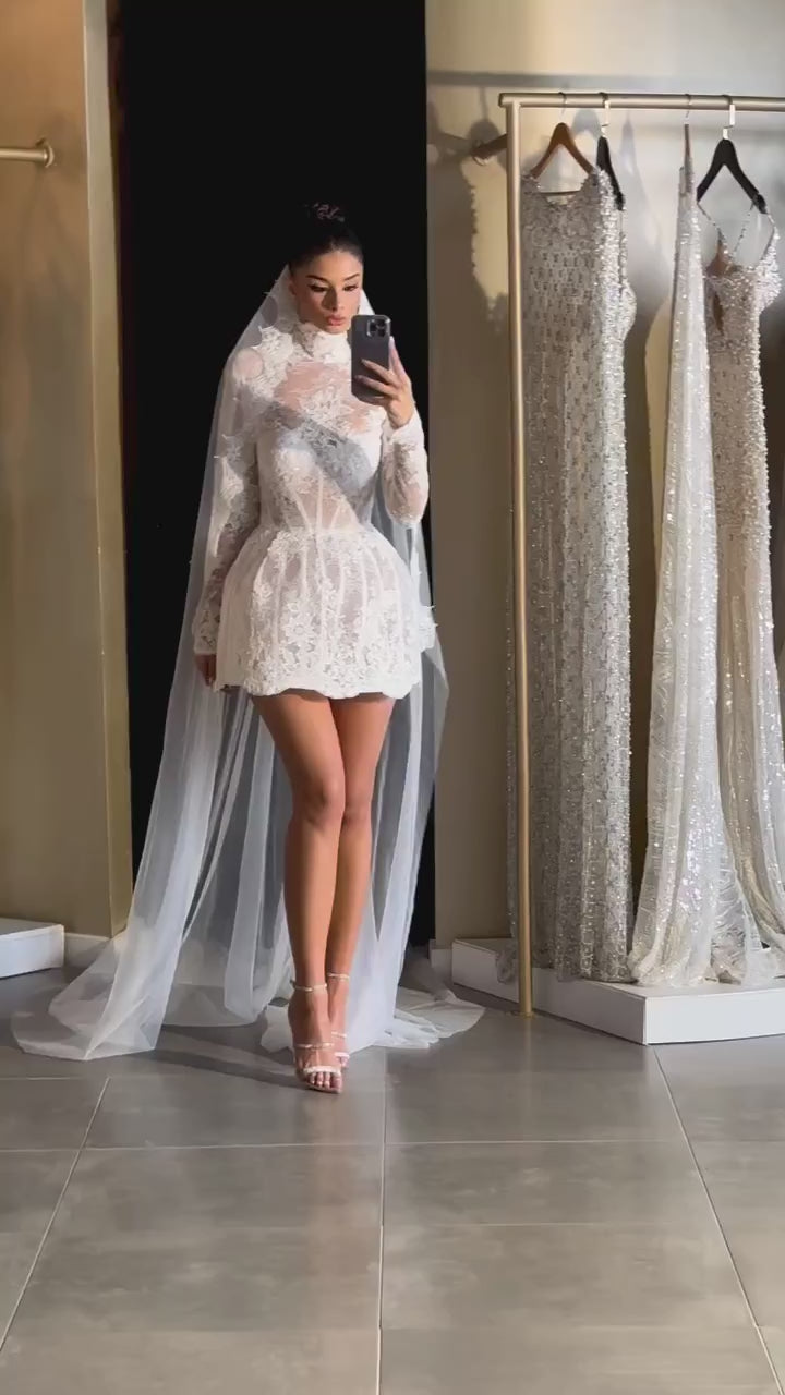 Fatheha Elegant  Wedding Dress