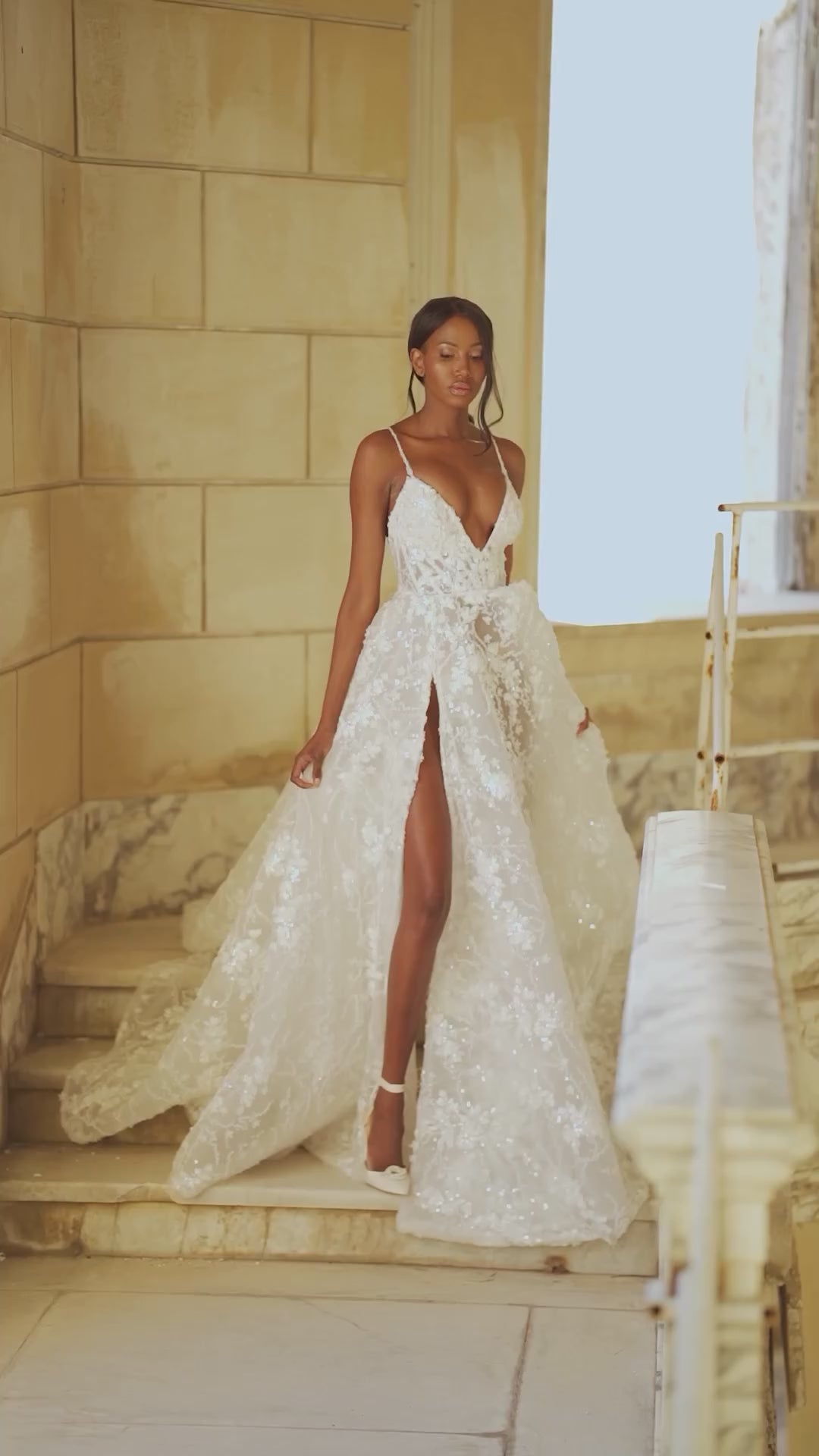 Natalie Luxury White Wedding Dress