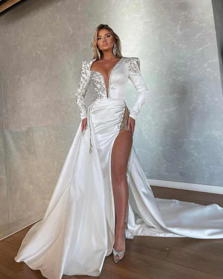 Nora Long Sleeve Beautiful  Wedding Dress