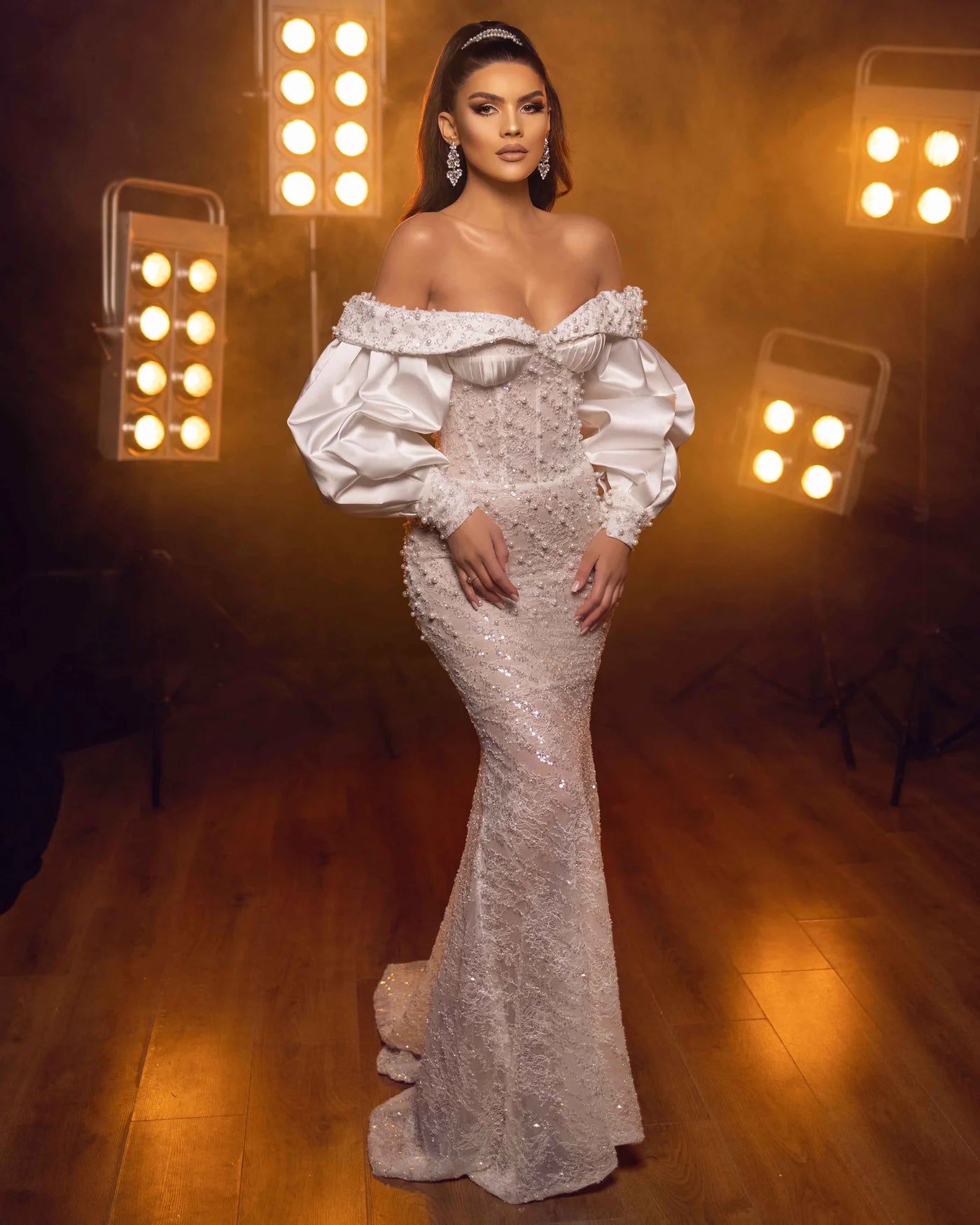 Lexie  Long Luxury  Wedding Dress