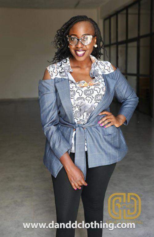 Office Casual Styles Jacket-AFRICAN WEAR FOR WOMEN,Jackets,Women Jackets