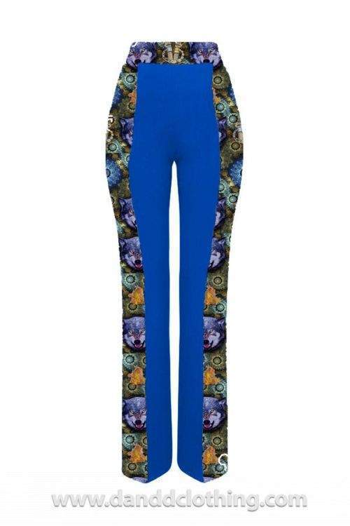 Blue Trousers Classic Collection-AFRICAN WEAR FOR WOMEN,Blue,Female trousers,Trousers