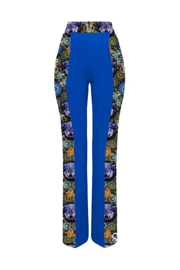 Blue Suit Elegant Collection-AFRICAN WEAR FOR WOMEN,Blue,Ladies Suits