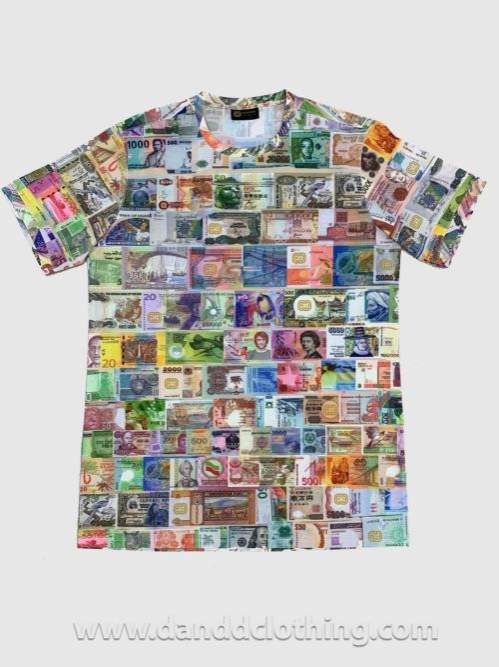Men T-Shirt D&D Money Print-African Wear for Men,joined-description-fields,Men T-shirts,T-shirts