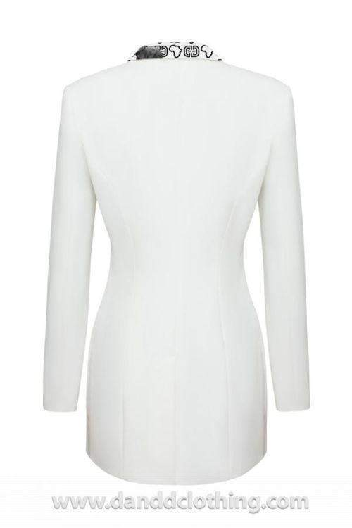 African White Jacket Classic Collection S / White