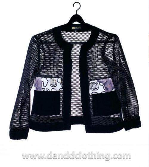 African stylish D&D Jacket-AFRICAN WEAR FOR WOMEN,Black,Jackets,Women Jackets