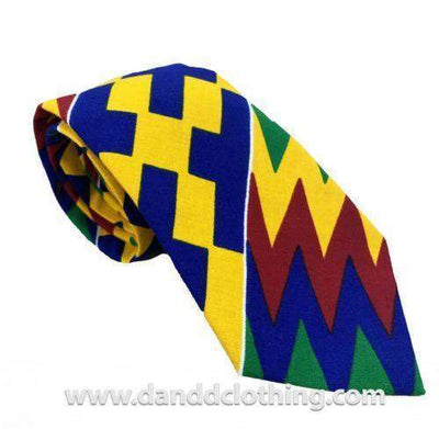 African Ankara Tie, Multicolor-African Fashion Accessories,African Print Tie,Multicolor