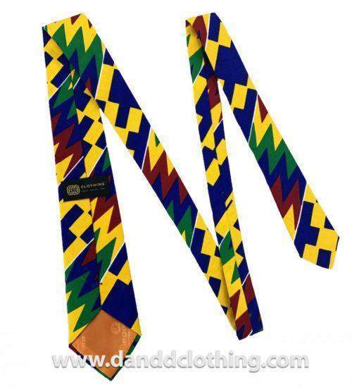 African Ankara Tie, Multicolor-African Fashion Accessories,African Print Tie,Multicolor