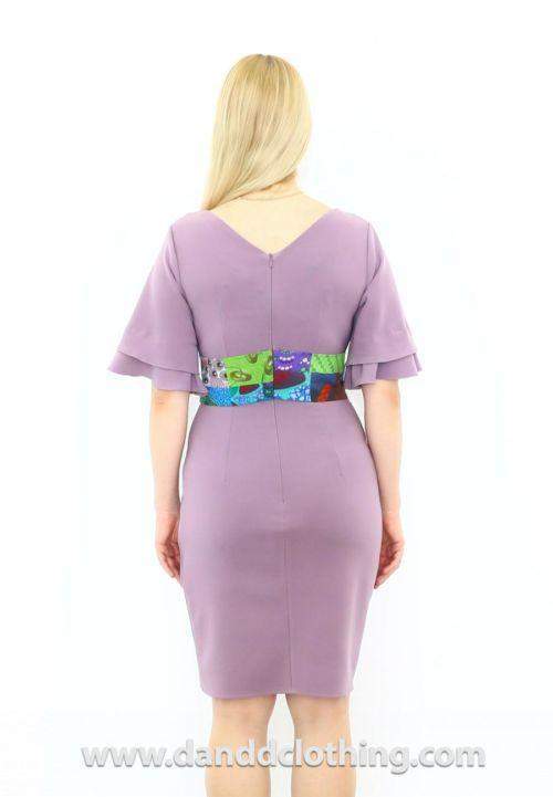 African Pink Ladies Dress S / Pink / Stretchy