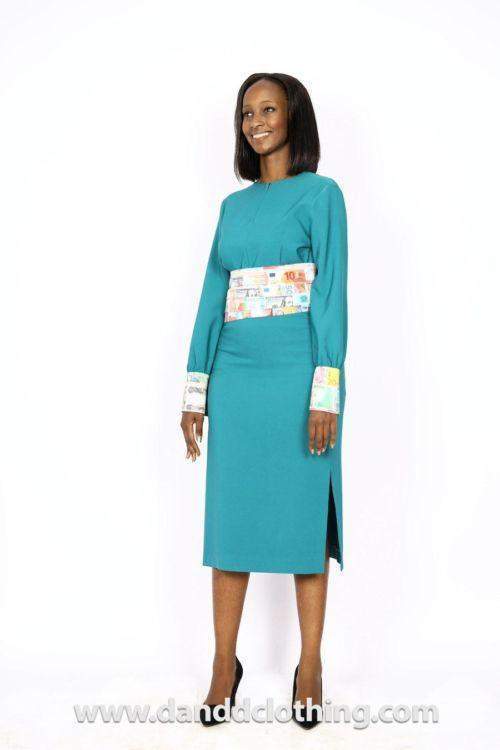 office dress Green Silky XL / Green / Silk SIZE:US 8 I Guess So Cotton The elegant with no LANDRY-350