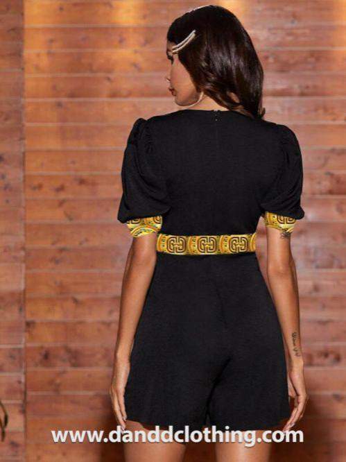 Black Short Dress Coins-AFRICAN WEAR FOR WOMEN,Black,Dresses