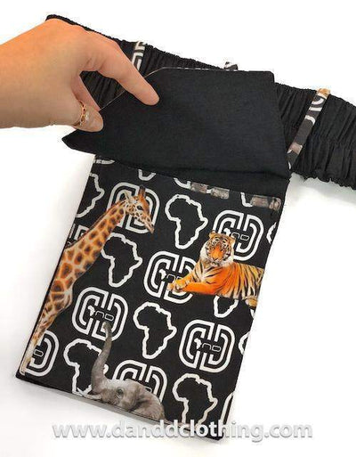 D&D Stylish Waist Bag-African Bags,African Fashion Accessories,Black