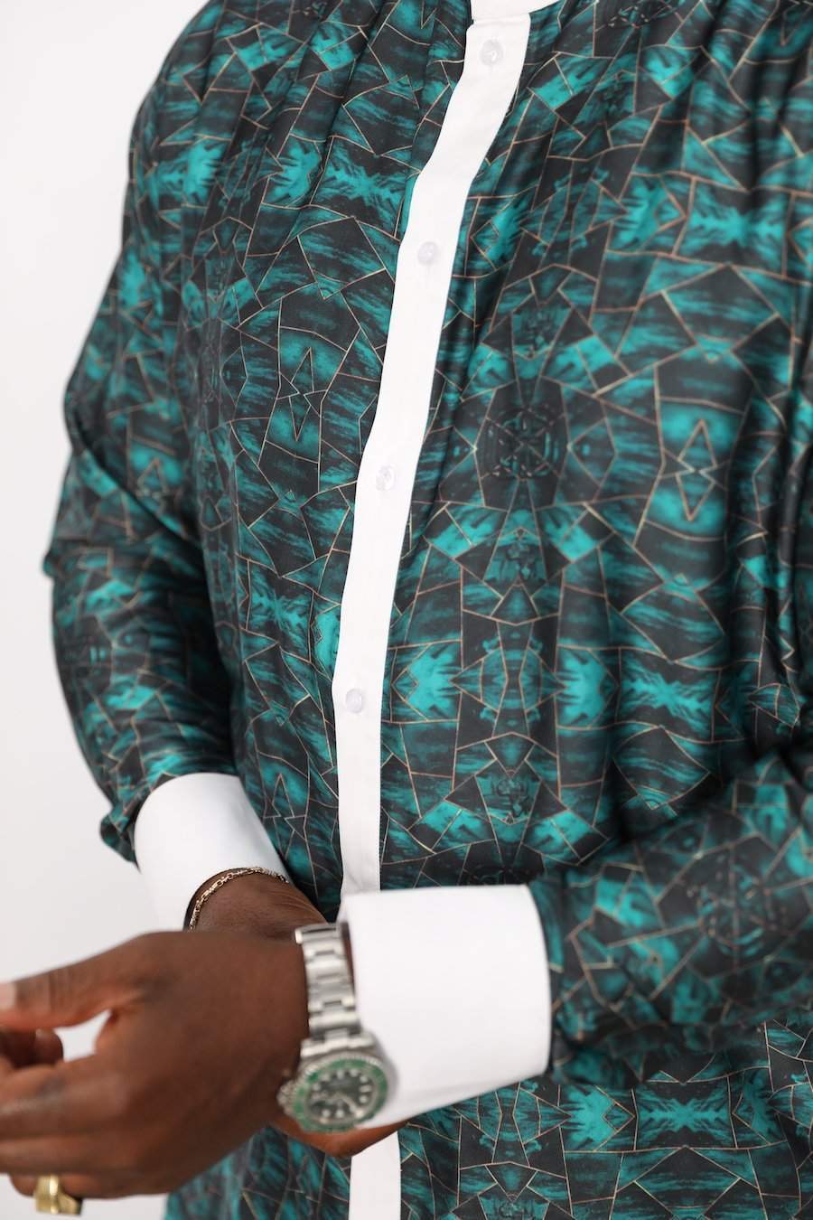 mens green silk dress shirt Port Authority TLK500P Tall Silk Touch Polo with Pocket main image 1