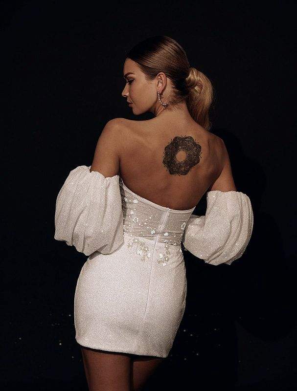 elegant short white dress Cute V Neck White Short Lace Prom Dresses, White Short Lace Formal Hom –  jbydress