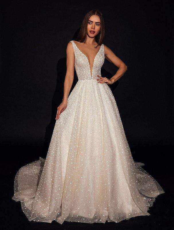 Cute White Wedding Dress-danddclothing-Classic Elegant Gowns,Mermaid,Royal Wedding Dresses,White