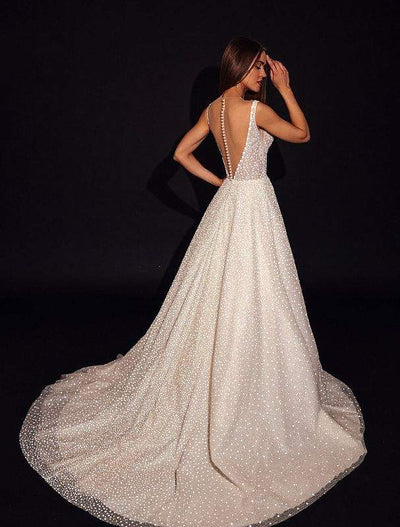 Cute White Wedding Dress-danddclothing-Classic Elegant Gowns,Mermaid,Royal Wedding Dresses,White