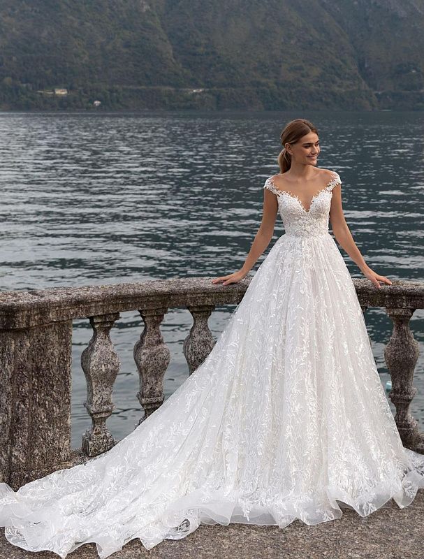 Beautiful Off Shoulder White Wedding Dress