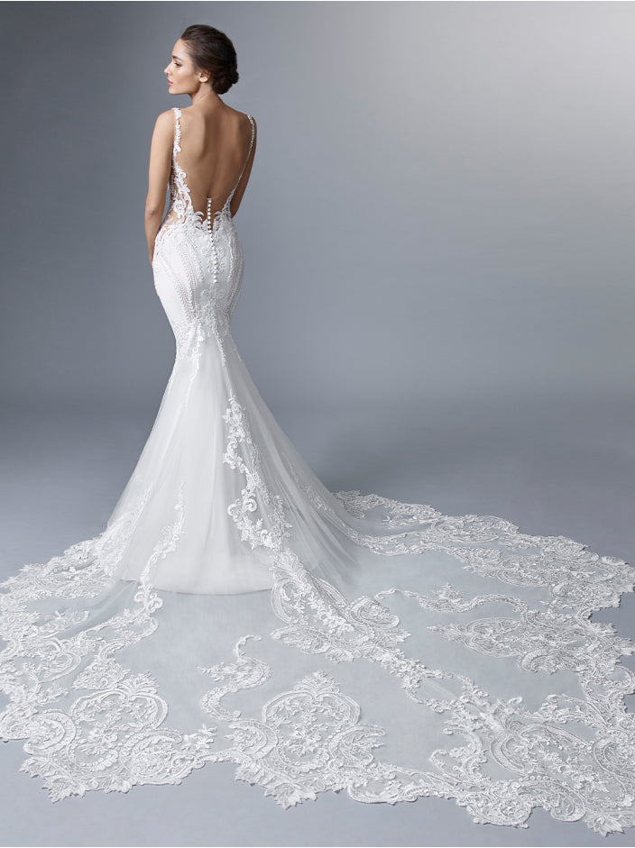 Transcendental White Wedding Dress