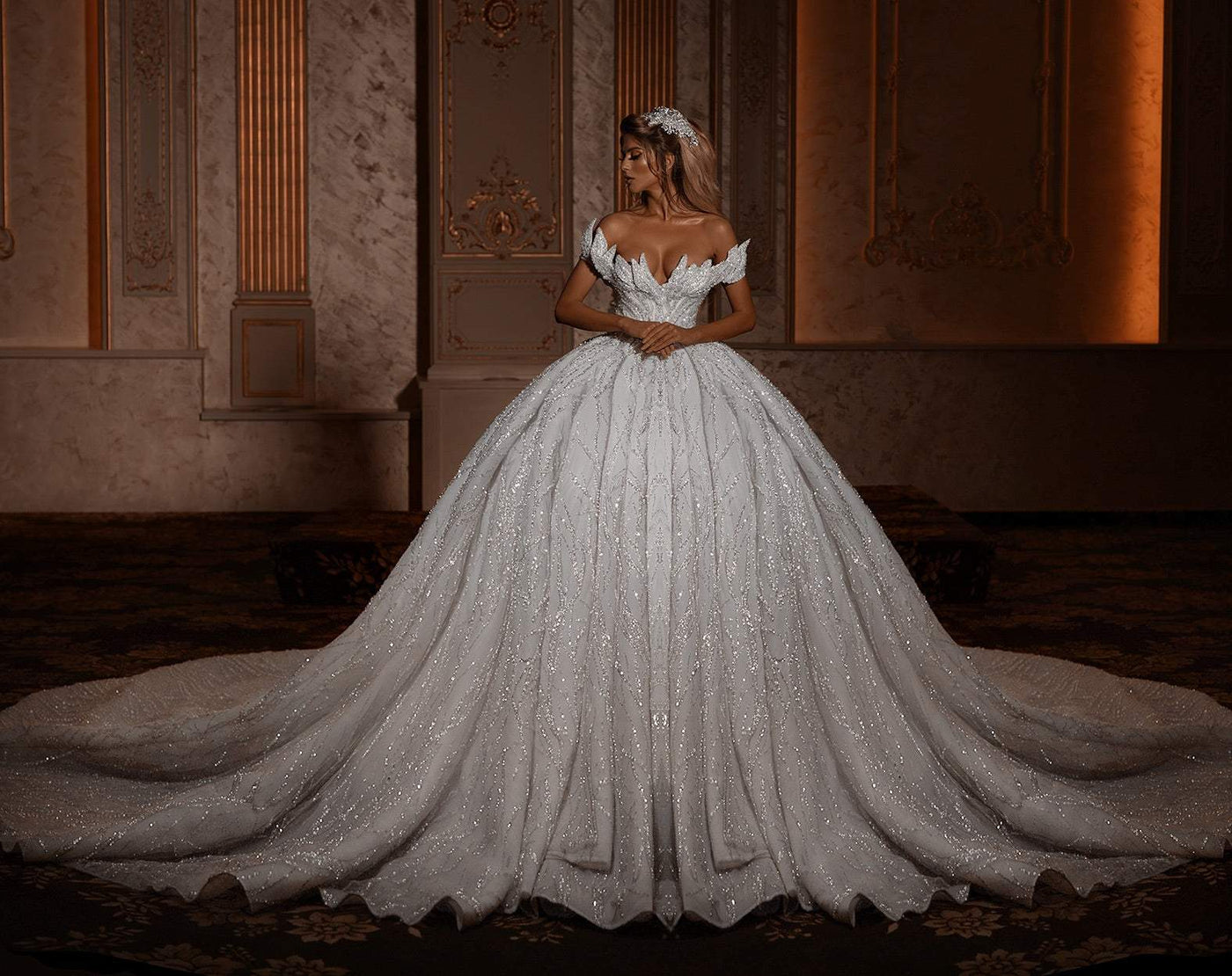 Elegant White Wedding Dress| Wedding Gowns XXL / White / Satin Elegant White Wedding Dress| Wedding Gowns XXL / White / Satin