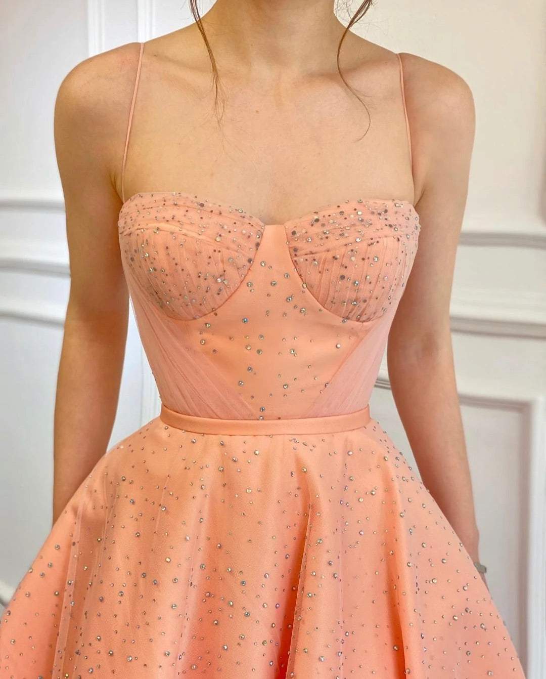 blush light pink dress Baby Evening Dress| Latest Evening Dresses M / Pink / Lace Long Prom Dress Black a mini red dress Fully lined Color:White + Blue