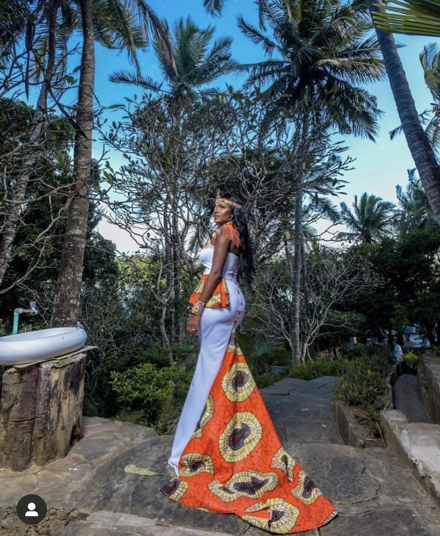 African Traditional Wedding Gown XXXL / White / Cotton African Traditional Wedding Gown XXXL / White / Cotton