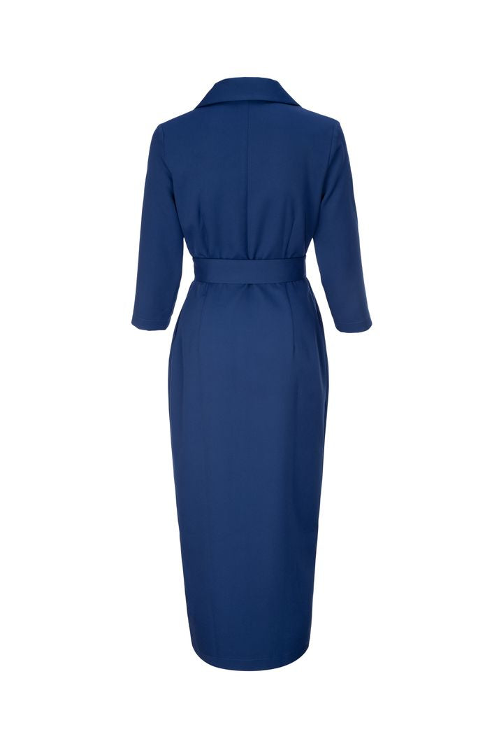 Fashionable Blue Evening Dress
