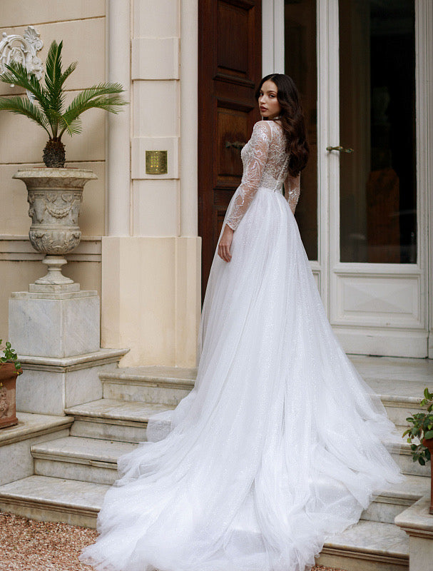 Remarkable White Wedding Dress| Wedding Gowns XXL / White / Satin Remarkable White Wedding Dress| Wedding Gowns XXL / White / Satin