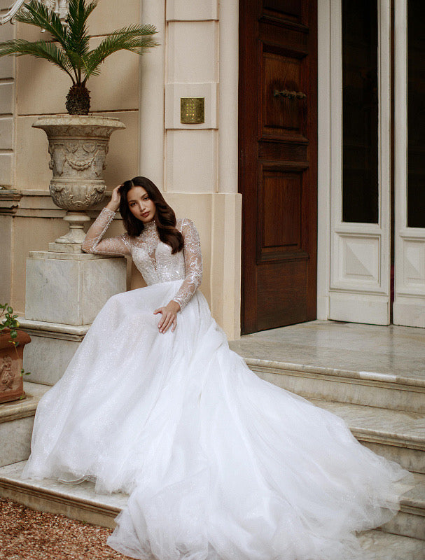 Remarkable White Wedding Dress| Wedding Gowns XXL / White / Satin