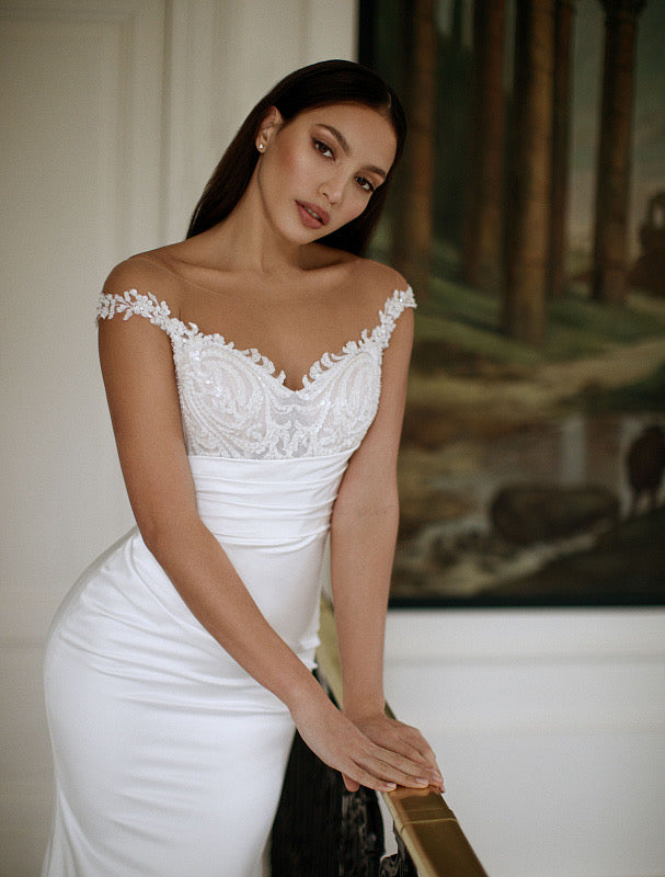 Luxuriant White Wedding Dress