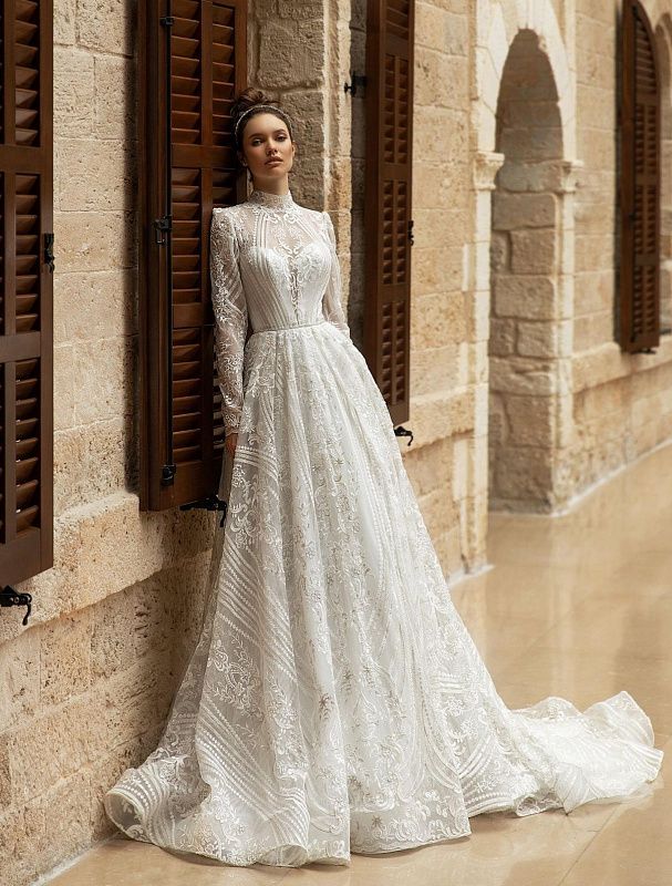 Candescent White Wedding Dress