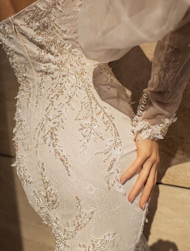 Bold White Wedding Dress| Wedding Gowns S / White / Satin