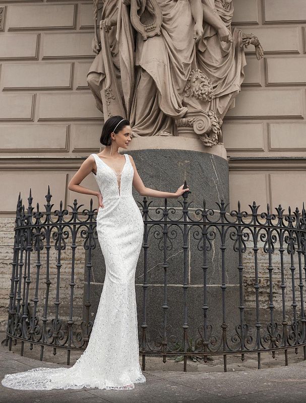 Incandescent White Wedding Dress