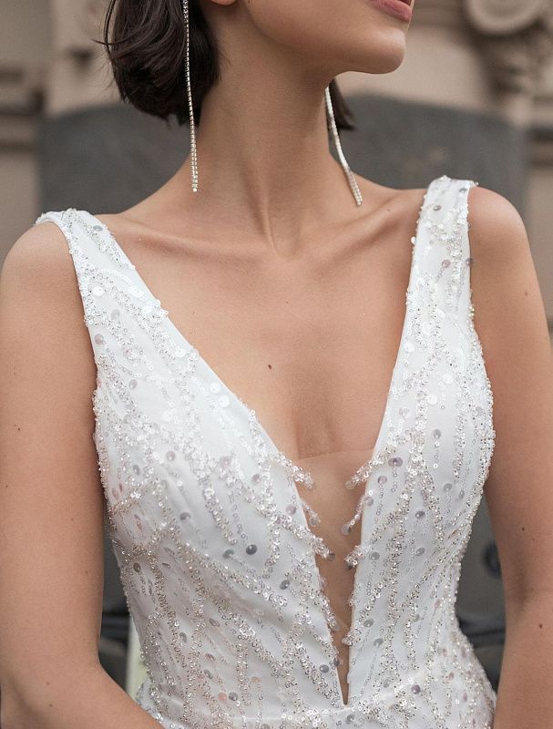 Incandescent White Wedding Dress
