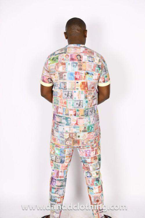 African Money print Design-danddclothing-African Wear for Men,Multicolor,Traditionals