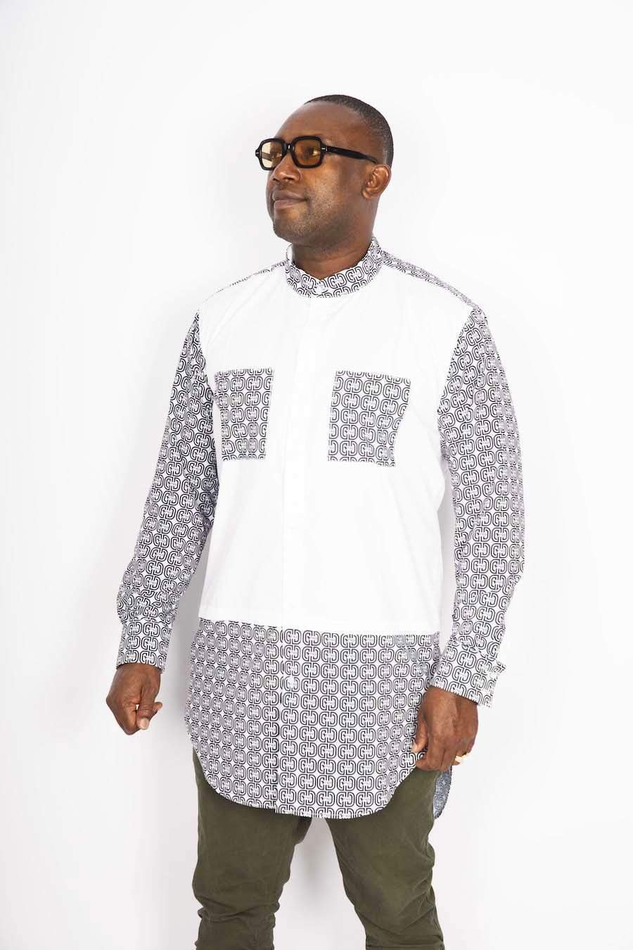 African Men Shirt D&D Branded-danddclothing-African Men Shirts,African Wear for Men,White