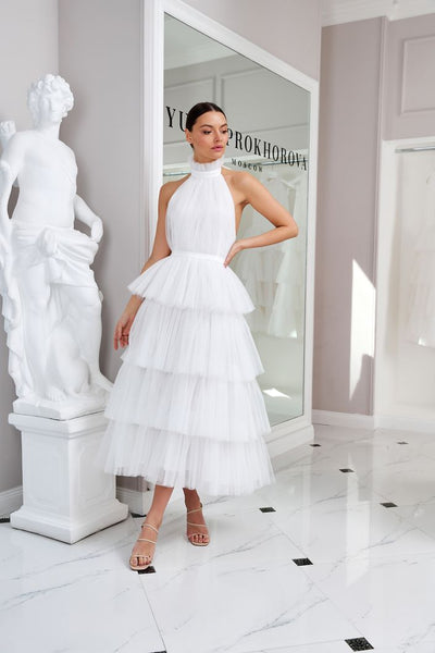 Impressive White Wedding Dress