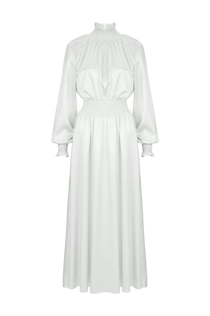 Refulgent White Wedding Dress