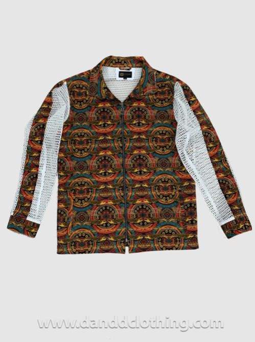 Jacket Crocodile D&D Print-African Wear for Men,Jackets,Men Jackets,Multicolor