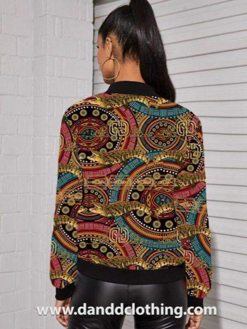 Street Chic Crocodile Jacket-AFRICAN WEAR FOR WOMEN,Jackets,Multicolor,Women Jackets