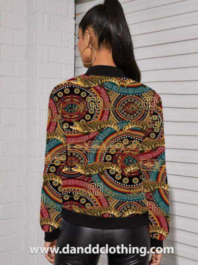 Street Chic Crocodile Jacket-AFRICAN WEAR FOR WOMEN,Jackets,Multicolor,Women Jackets